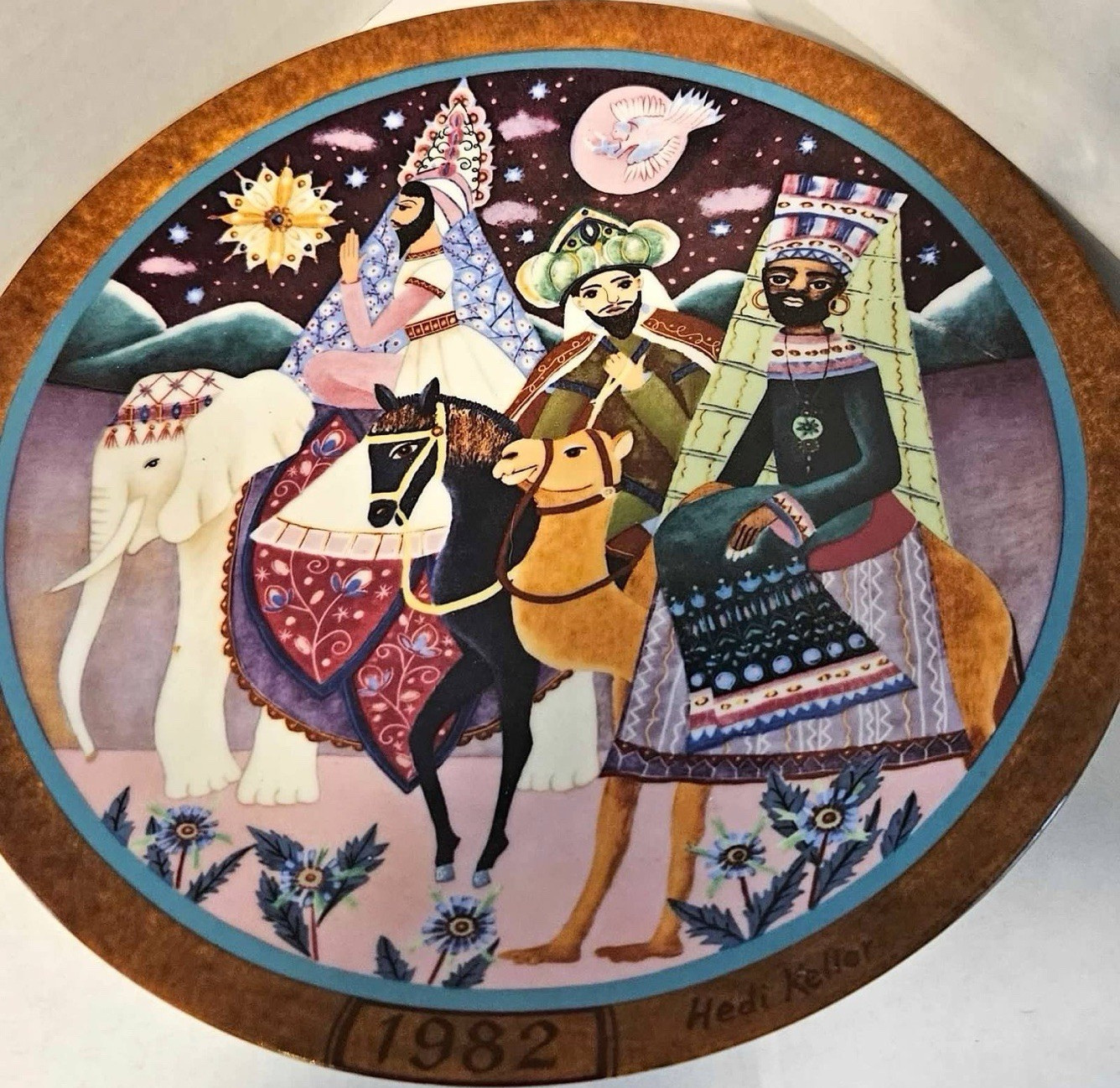 VTG Hedi Keller Plate “Following the Star” 1982 Konigszelt Bavaria VTG Hedi Keller Plate “Following the Star” 1982 Konigszelt Bavaria