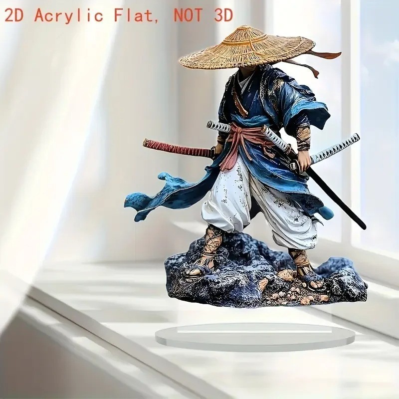 1PCS Samurai Desktop Decoration Statue - Traditional Martial Arts Warrior Decora 1PCS Samurai Desktop Decoration Statue - Traditional Martial Arts Warrior Decora