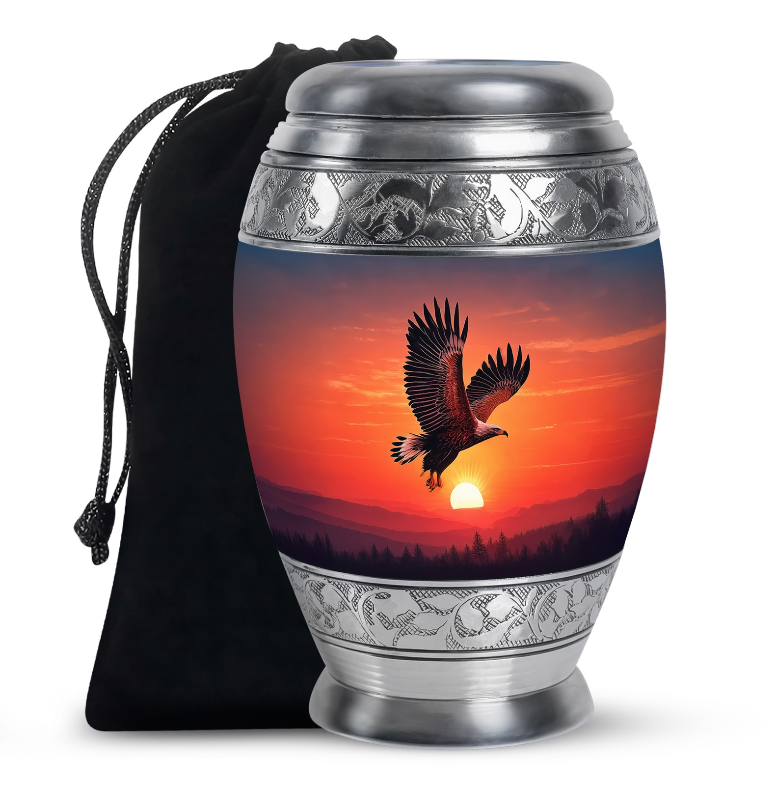 Strong Eagle Memorial Urns for Ashes Adult Women (10 Inch)