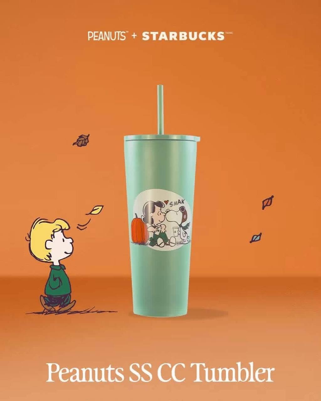 Presale Starbucks Peanuts Snoopy Green Cup New Authentic Asia Version
