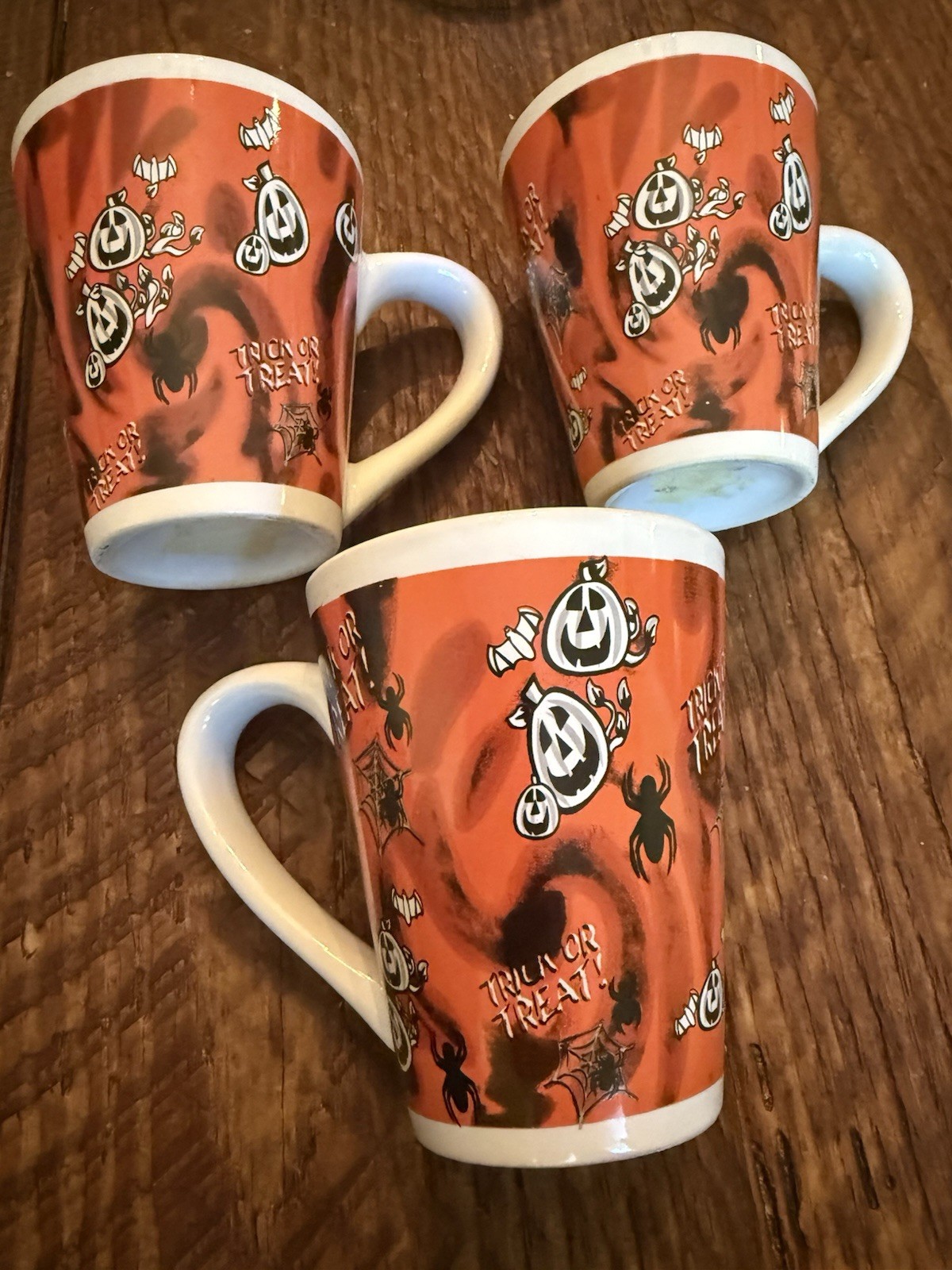 Vintage 1990s Halloween Coffee, Tea, Hot Choc Cup Mug Pumpkins Spiders Bats NEW Vintage 1990s Halloween Coffee, Tea, Hot Choc Cup Mug Pumpkins Spiders Bats NEW