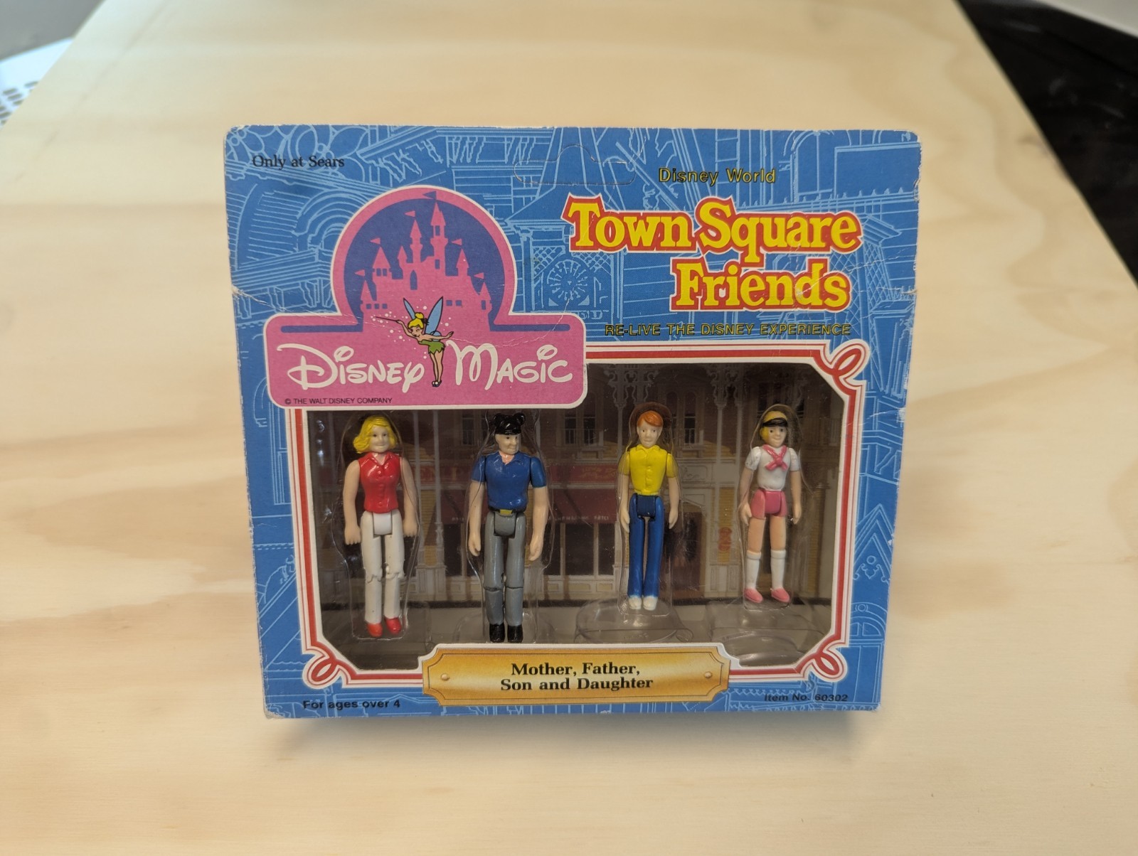 Vintage 1988 Sears Disney World Town Square Friends Figures Toy Lot