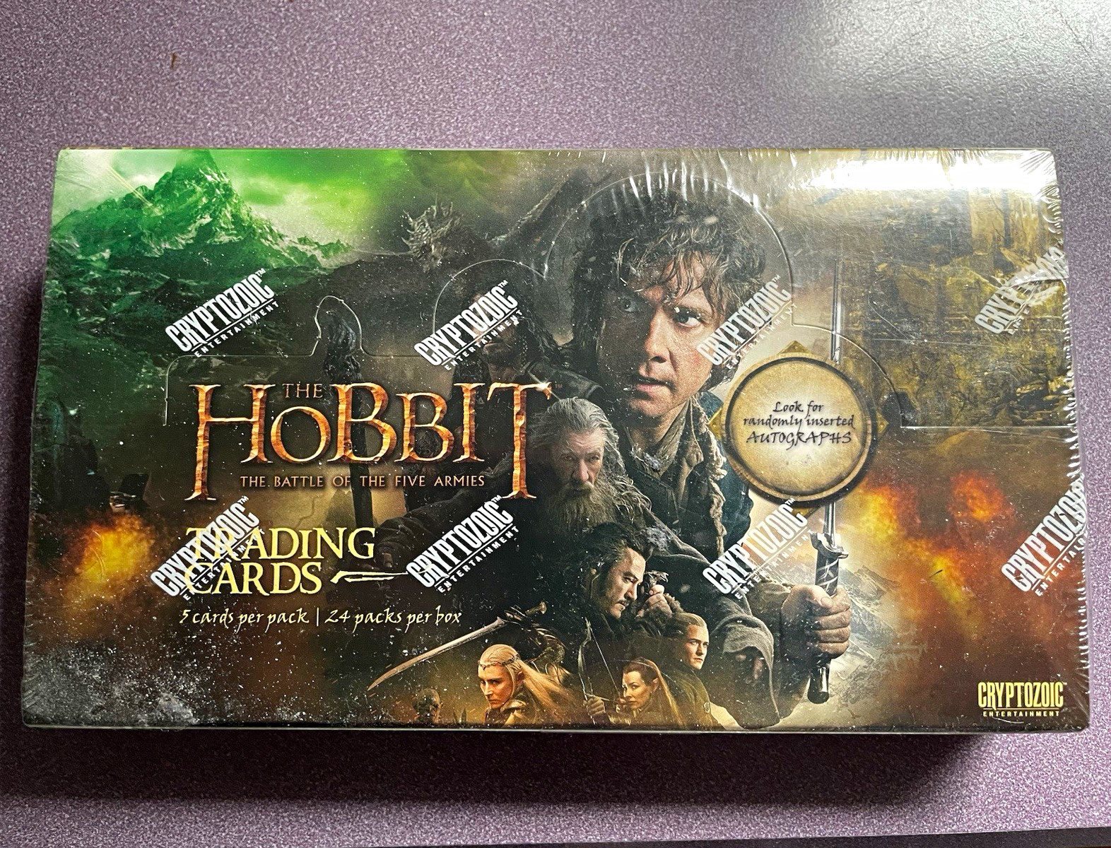 Cryptozoic The Hobbit: Battle of Five Armies 2015 120-Card Box Autograph