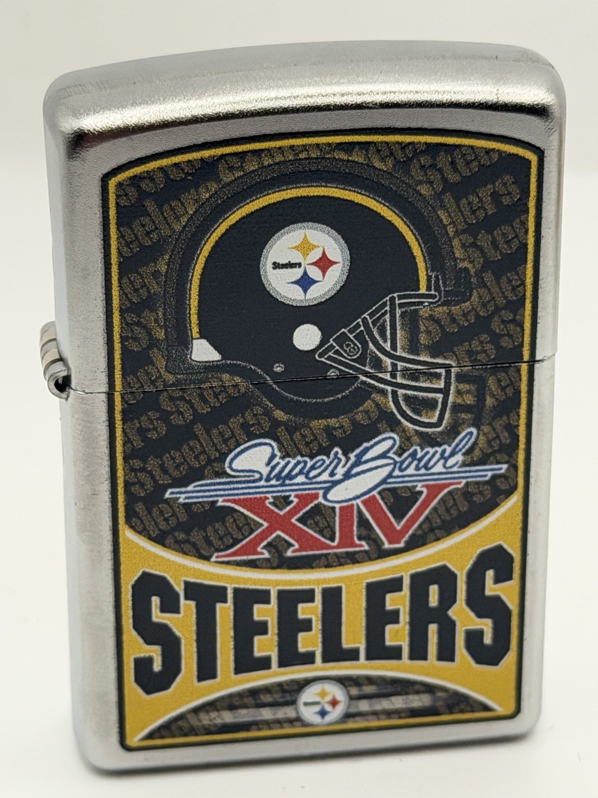 2016 Pittsburgh Steelers Super Bowl XIV NFL Zippo Lighter New Bradford Exchange