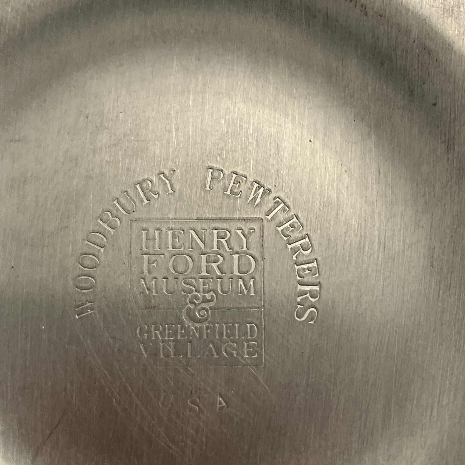 Woodbury Pewterers Pewter Bowl Henry Ford Museum Greenfield Village