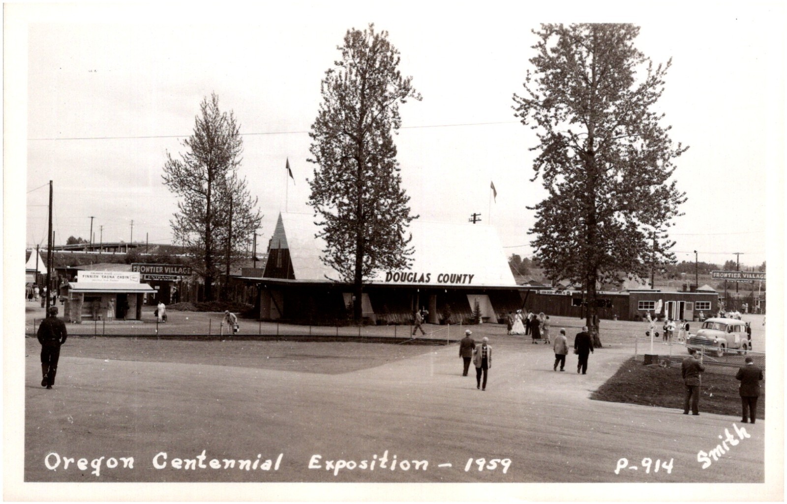 Oregon Centennial Exposition 1959 Douglas County Portland OR RPPC Postcard Photo