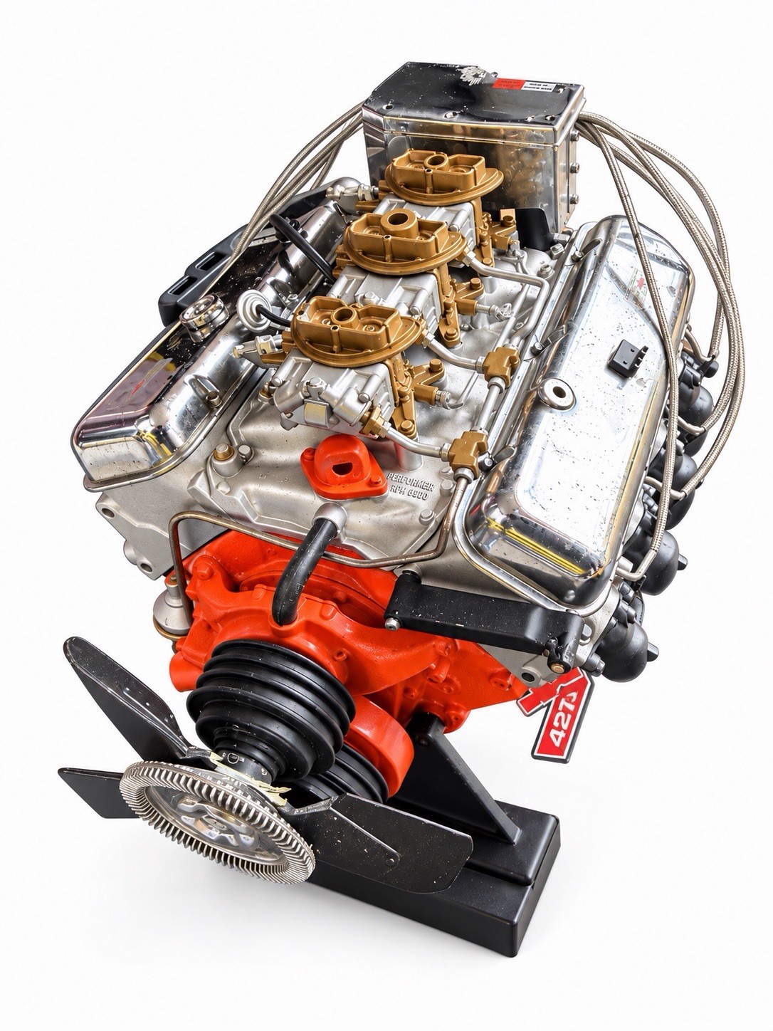 Liberty Classics Chevrolet Corvette 427 Big Block V8 Engine Model Diecast Displa