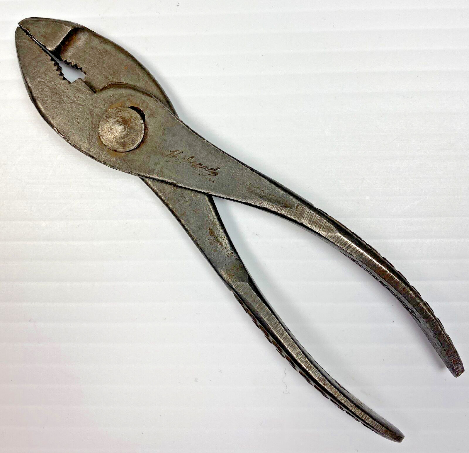 Vintage 1920\'s Herbrand Tools Slip Joint Pliers 5-1/2\