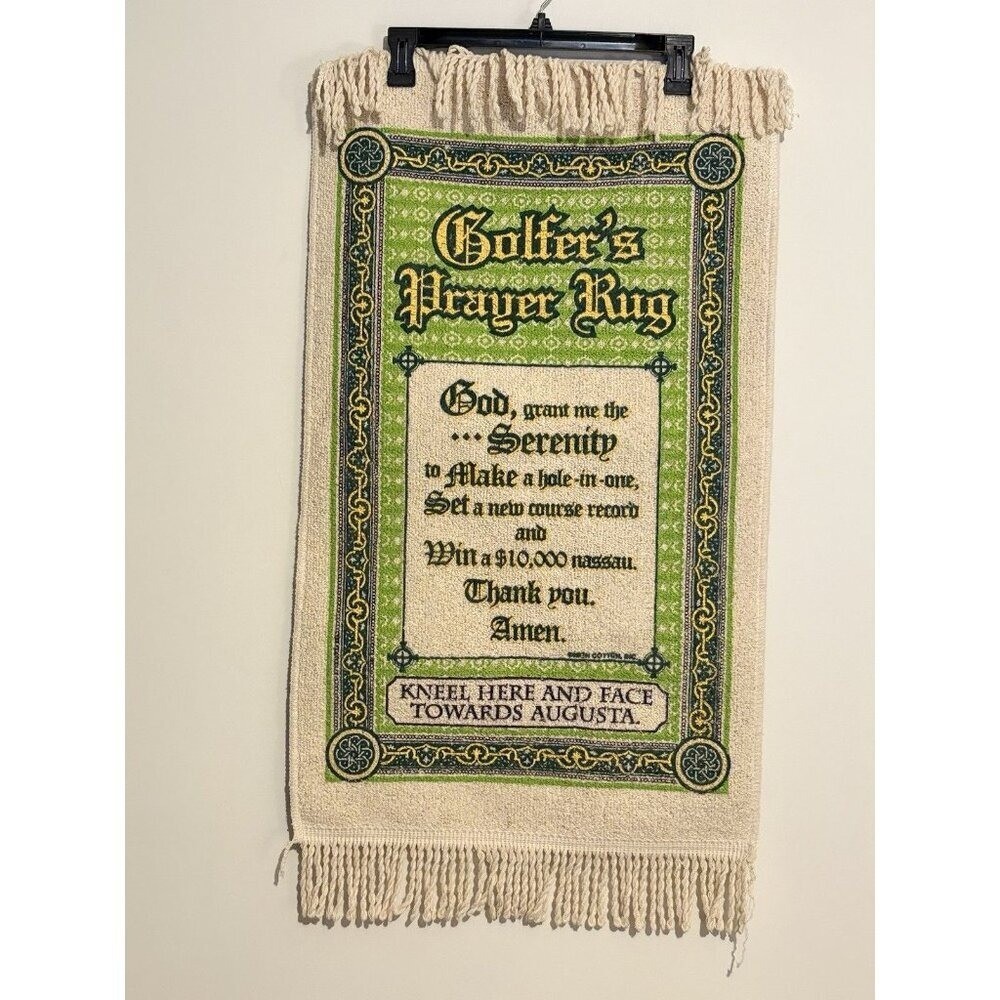 Golfer\'s Prayer Rug 19\