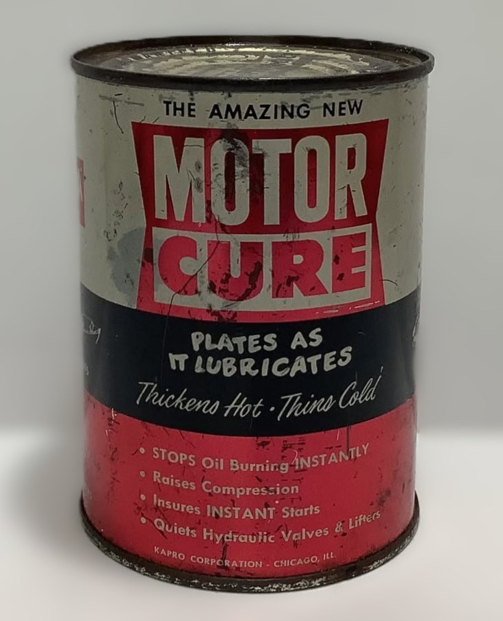 Vintage Motor Cure Oil Treatment One Pint Can