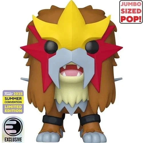 Pokémon Entei Jumbo 10”  Pop #1070 SDCC 2025 Convention Exclusive