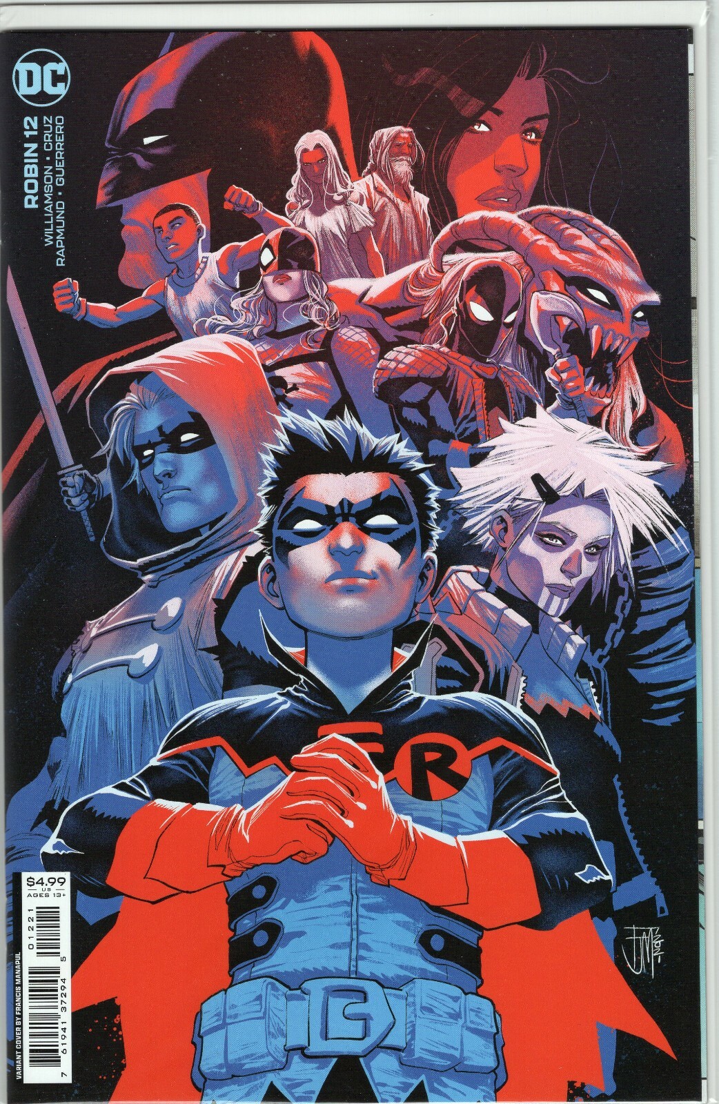Robin #12 Cover B Manapul DC Comics 2022 NM+ Robin #12 Cover B Manapul DC Comics 2022 NM+