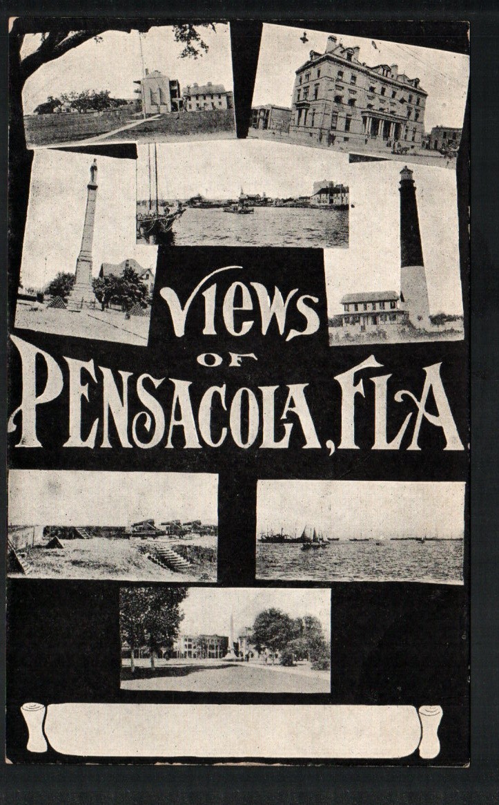 PENSACOLA, FLORIDA * MULTI-VIEW ~ PENSACOLA, FL * UNPOSTED VINTAGE c 1901-1907 PENSACOLA, FLORIDA * MULTI-VIEW ~ PENSACOLA, FL * UNPOSTED VINTAGE c 1901-1907