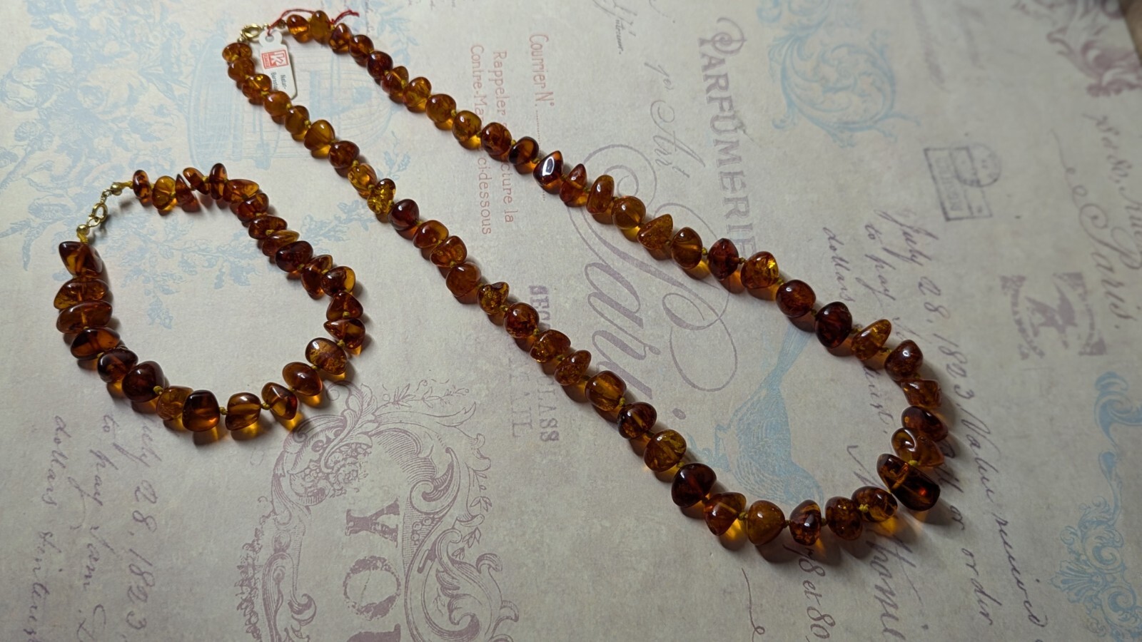 OLD Vintage USSR COGNAC natural Baltic amber beads 25 grams OLD Vintage USSR COGNAC natural Baltic amber beads 25 grams