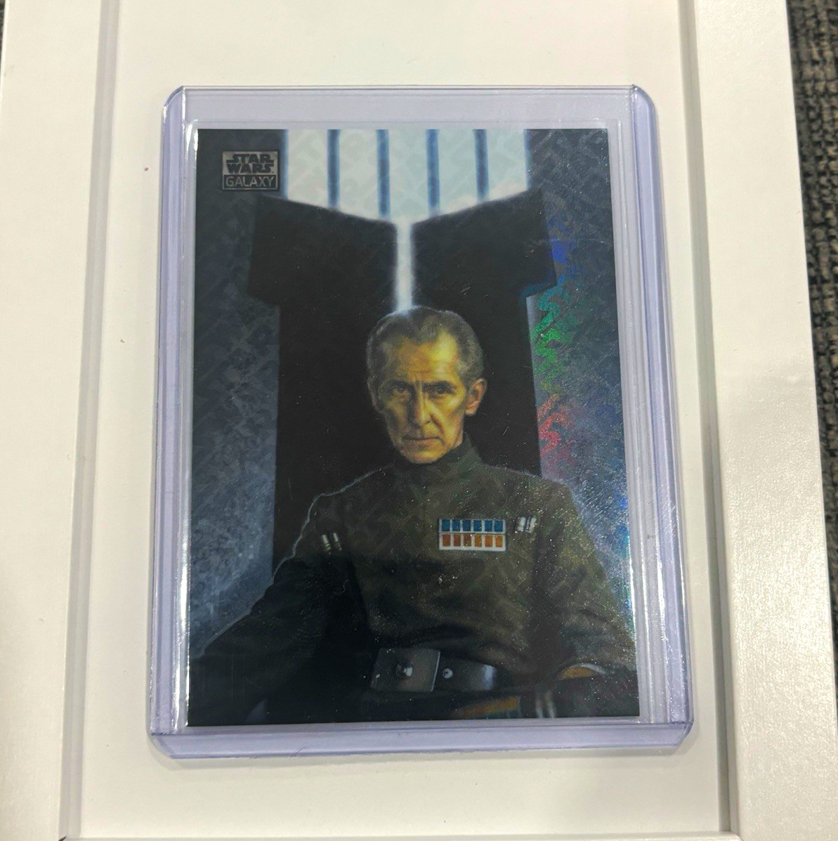 2026 Topps Star Wars Galaxy #15 Tarkin logo fractor 31/77