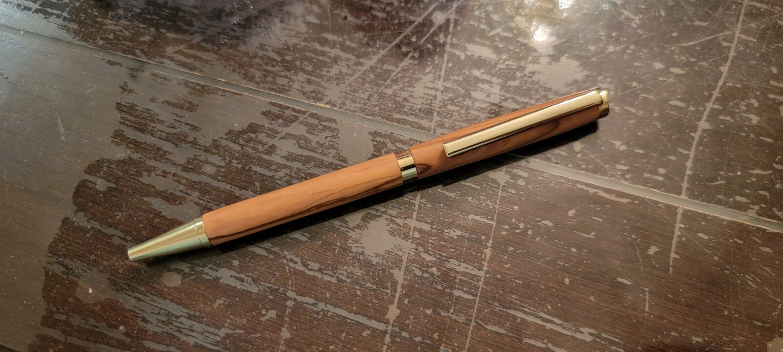 Handcrafted Hand Turned Olive Wood Pen