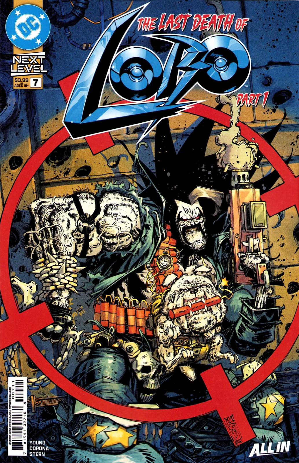 Lobo (4th Series) #7A VF/NM; DC | All In Next Level Skottie Young Crosshairs - w Lobo (4th Series) #7A VF/NM; DC | All In Next Level Skottie Young Crosshairs - w