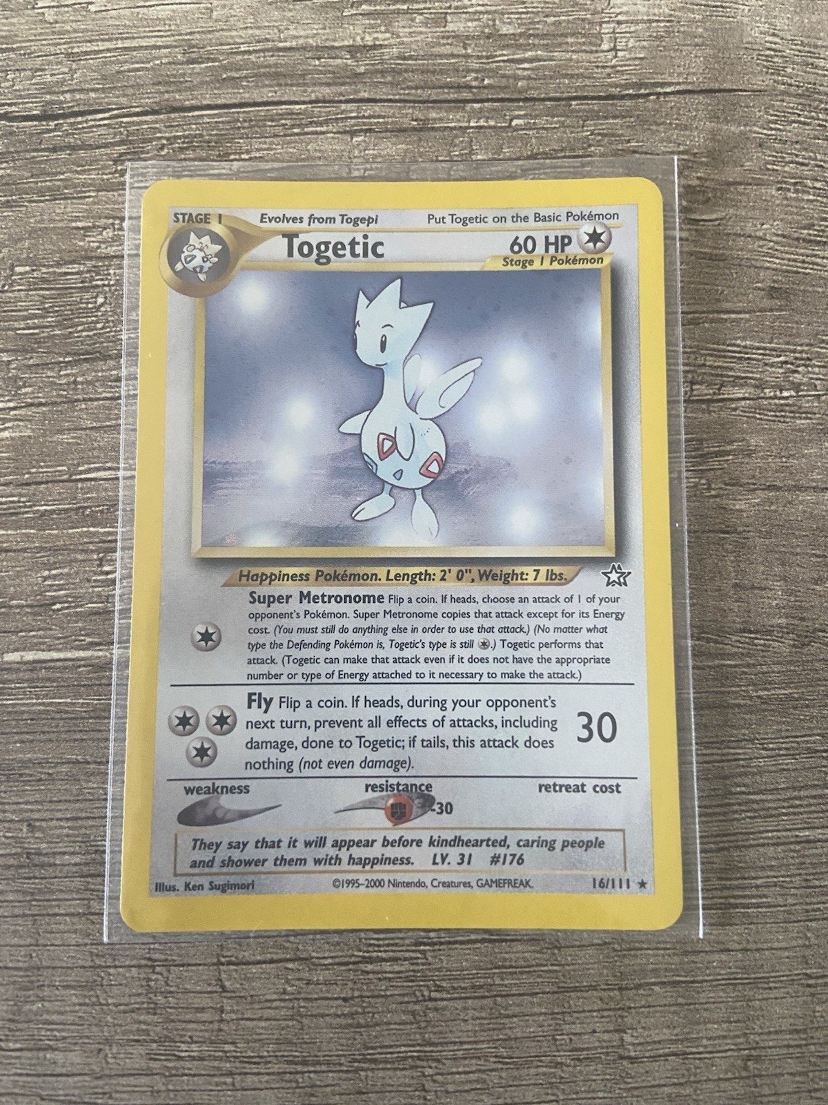 Pokemon Card - Togetic - 16/111 - Holo, Rare - English