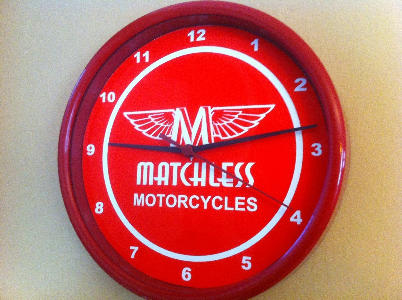 Matchless Motorcycle Logo Garage Mechanic Bar Man Cave Advertising Clock Sign Matchless Motorcycle Logo Garage Mechanic Bar Man Cave Advertising Clock Sign