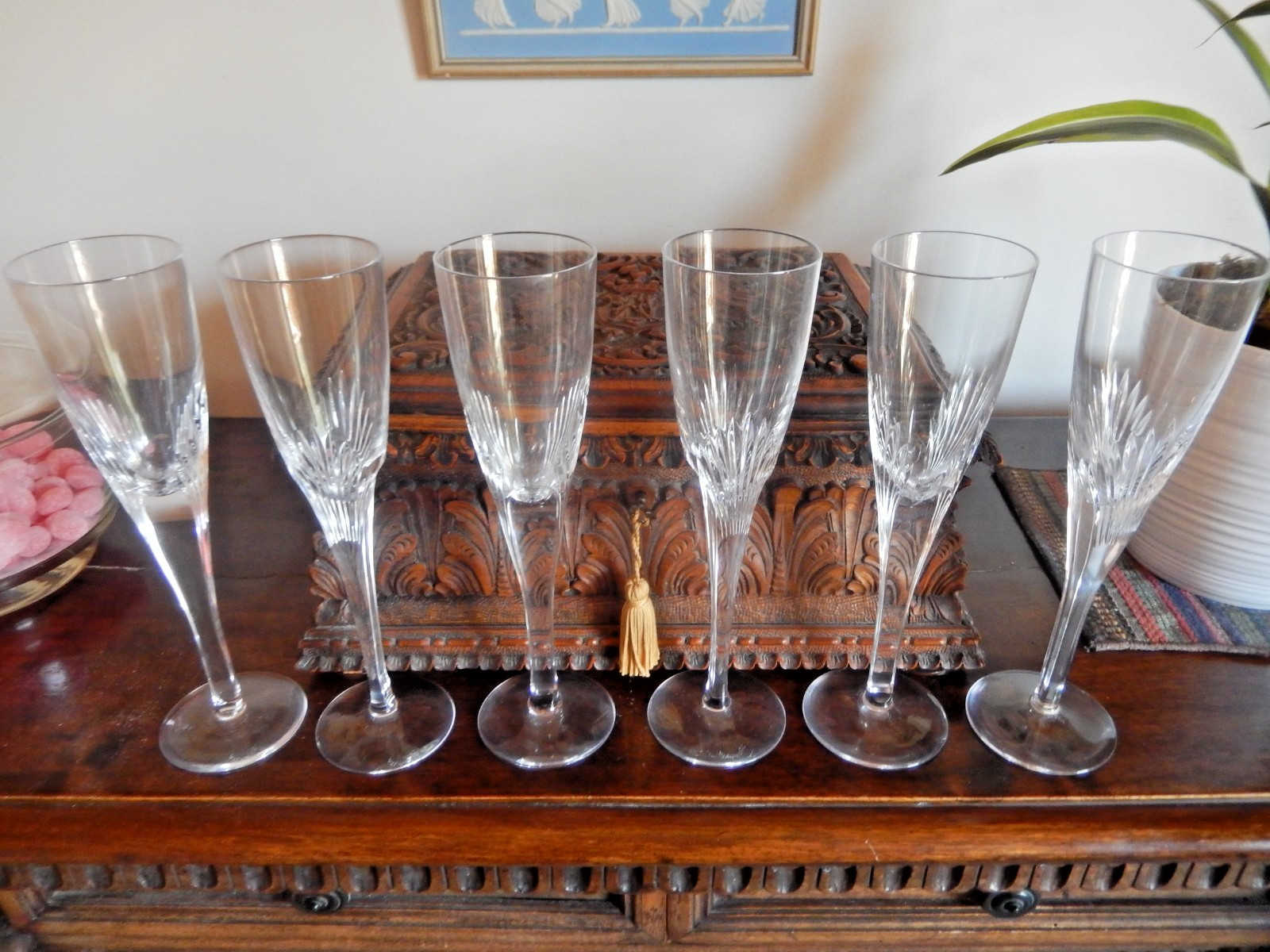 Champagne - six (6) - FOUNT Flutes - Atlantis 9\ Champagne - six (6) - FOUNT Flutes - Atlantis 9\