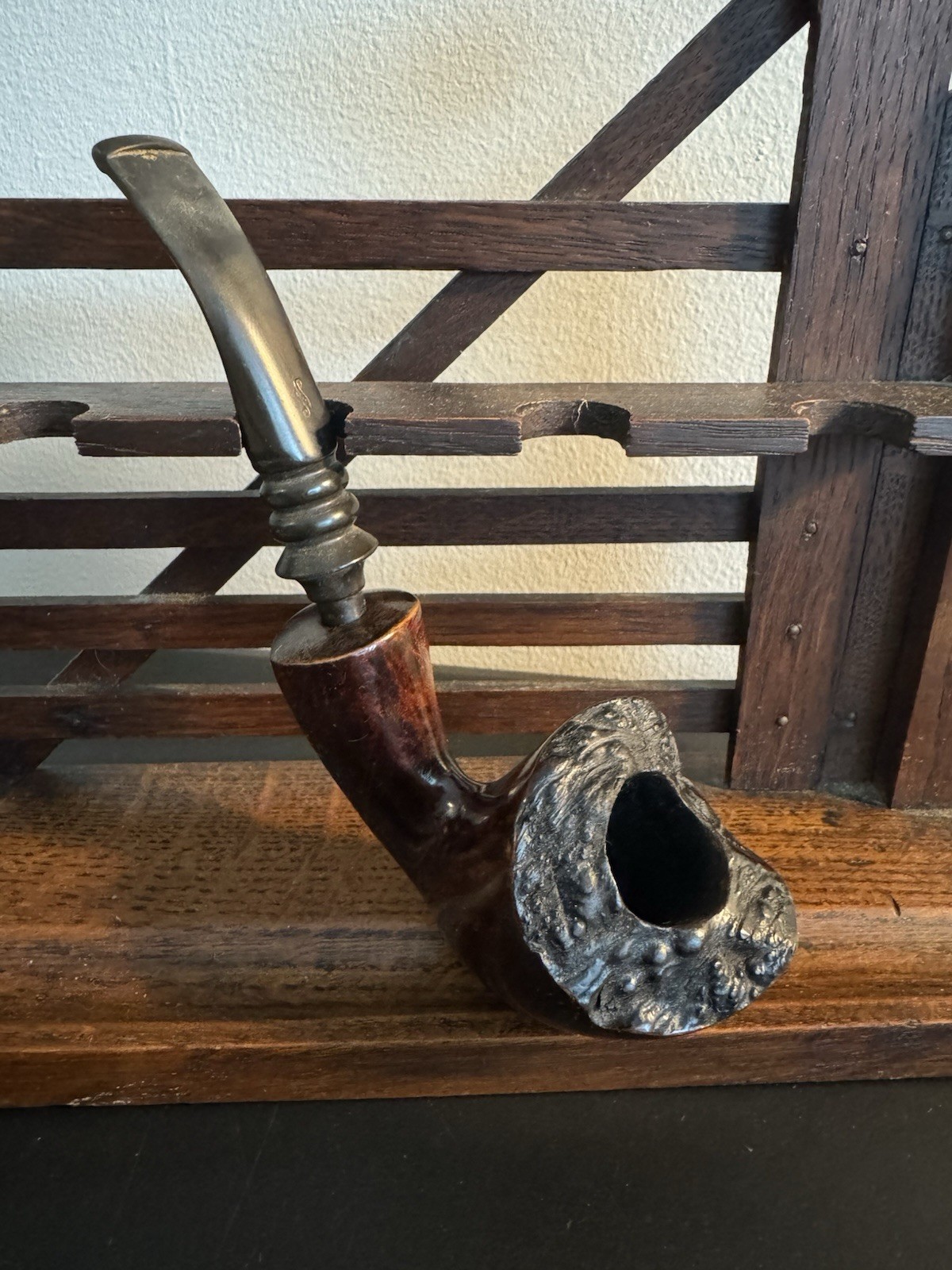 Vintage Erik Nording Tobacco Smoking Pipe Made in Denmark Danish
