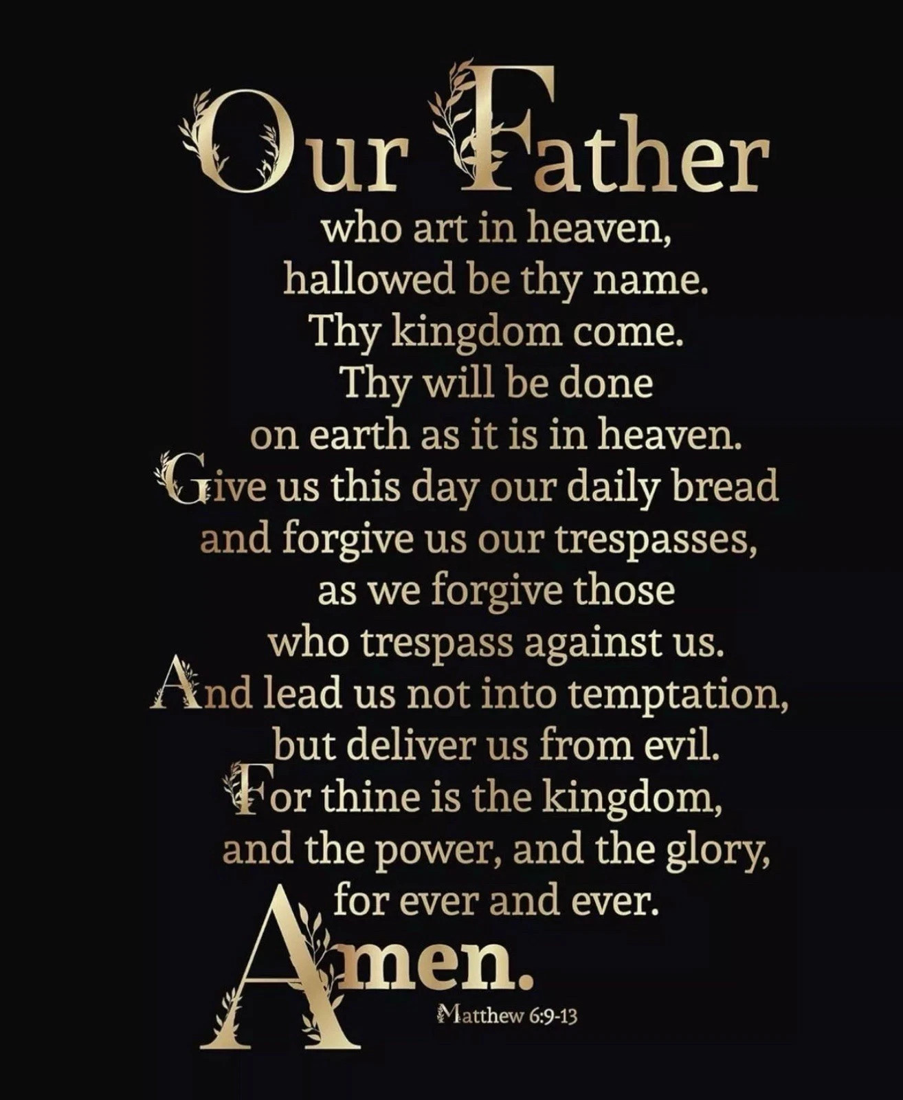 THE LORDS PRAYER 8.5X11 PHOTO GOD FATHER SON JESUS CHRIST HEAVEN ANGEL P Reprint