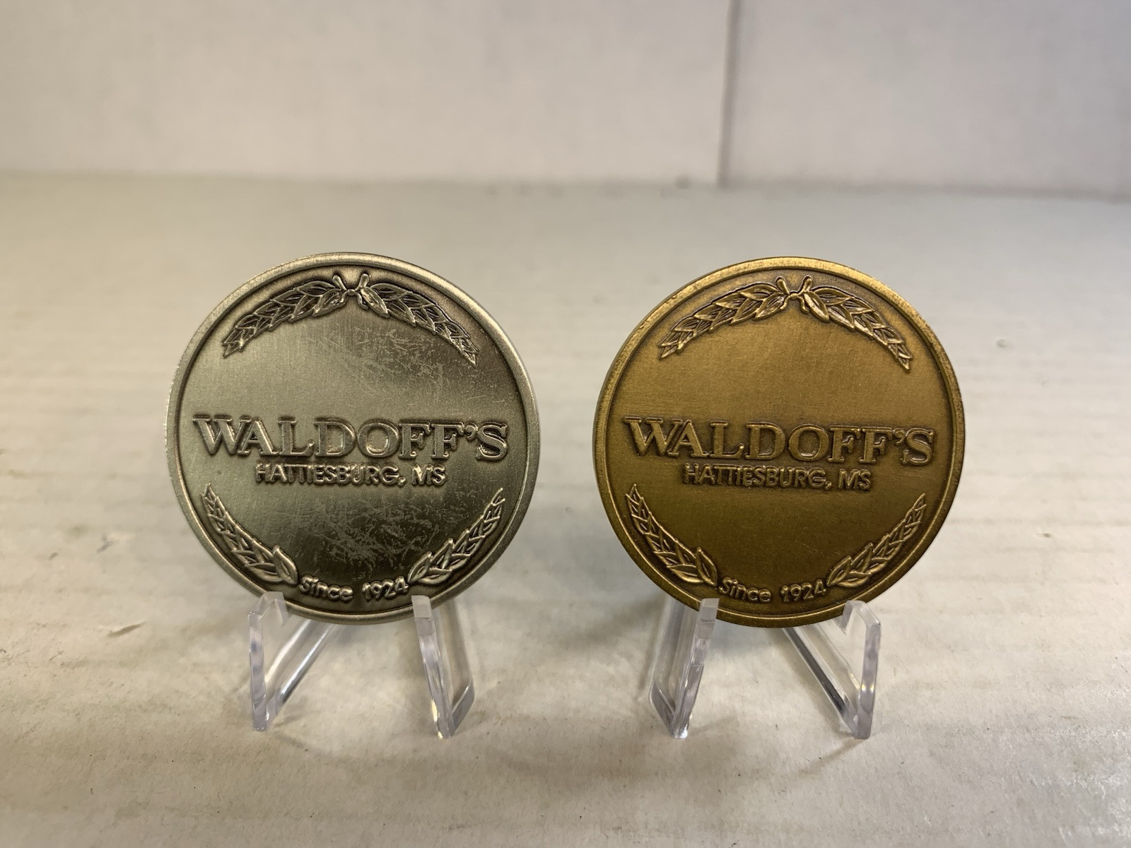 Vintage Hattiesburg Miss. Waldoff’s Department Store Heavy Metal Gift Coin Lot Vintage Hattiesburg Miss. Waldoff’s Department Store Heavy Metal Gift Coin Lot