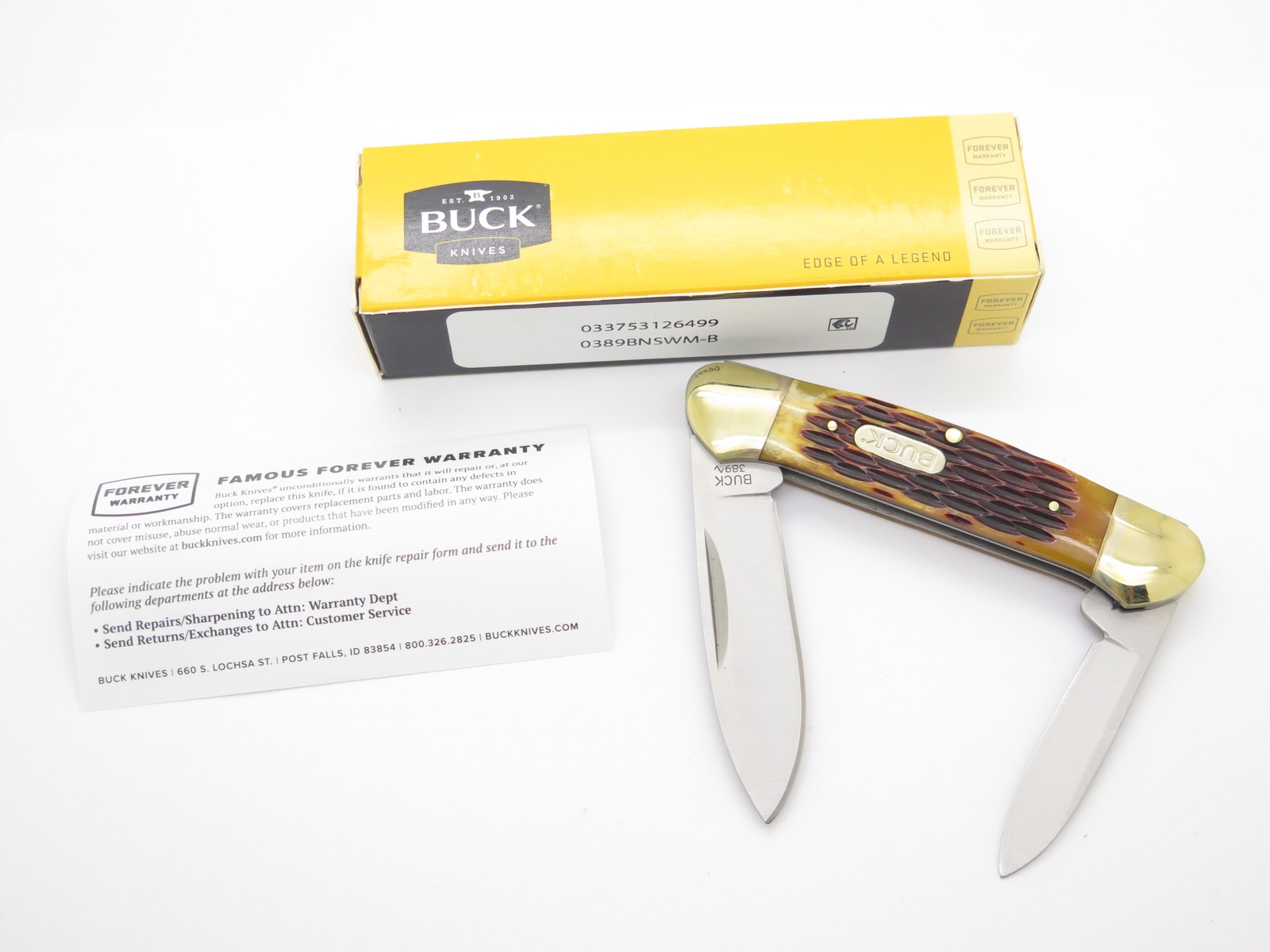 2024 Buck 389 Canoe Jigged Bone Handle Folding Pocket Knife 2024 Buck 389 Canoe Jigged Bone Handle Folding Pocket Knife