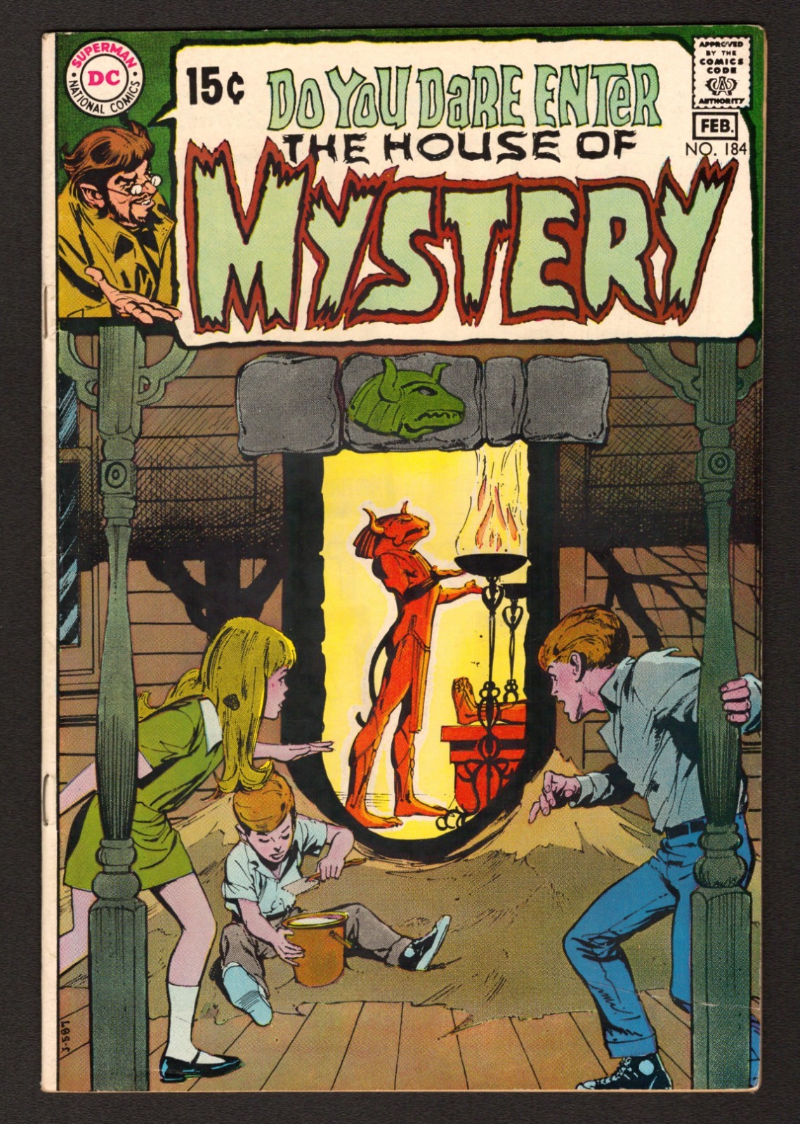 HOUSE OF MYSTERY #184 (1970) NEAL ADAMS, ALEX TOTH, GIL KANE & WALLY WOOD ART HOUSE OF MYSTERY #184 (1970) NEAL ADAMS, ALEX TOTH, GIL KANE & WALLY WOOD ART