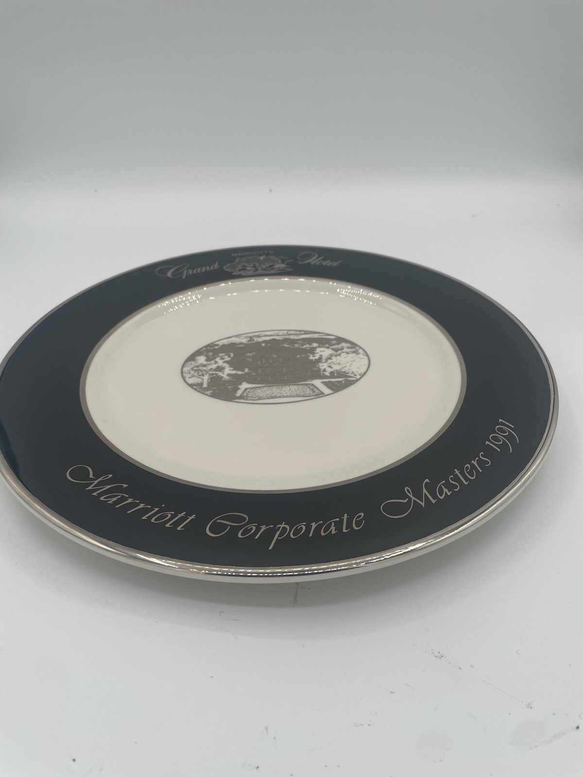 Vintage Marriott\'s Grand Hotel Plate | Buffalo China Company | 1991