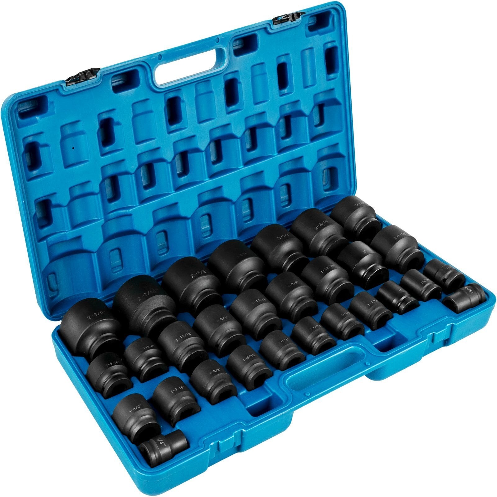 Impact Socket Set 3/4 Inches 29 Piece Impact Sockets, 6-Point Sockets, Rugged C Impact Socket Set 3/4 Inches 29 Piece Impact Sockets, 6-Point Sockets, Rugged C