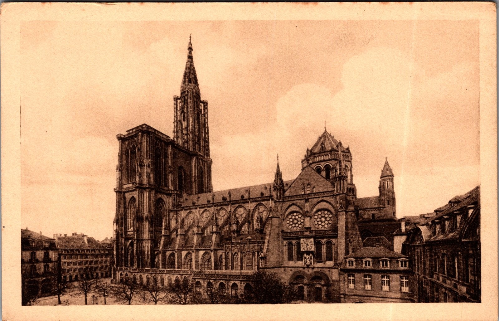 Antique Postcard Strasbourg Cathedral France Felix Luib Antique Postcard Strasbourg Cathedral France Felix Luib
