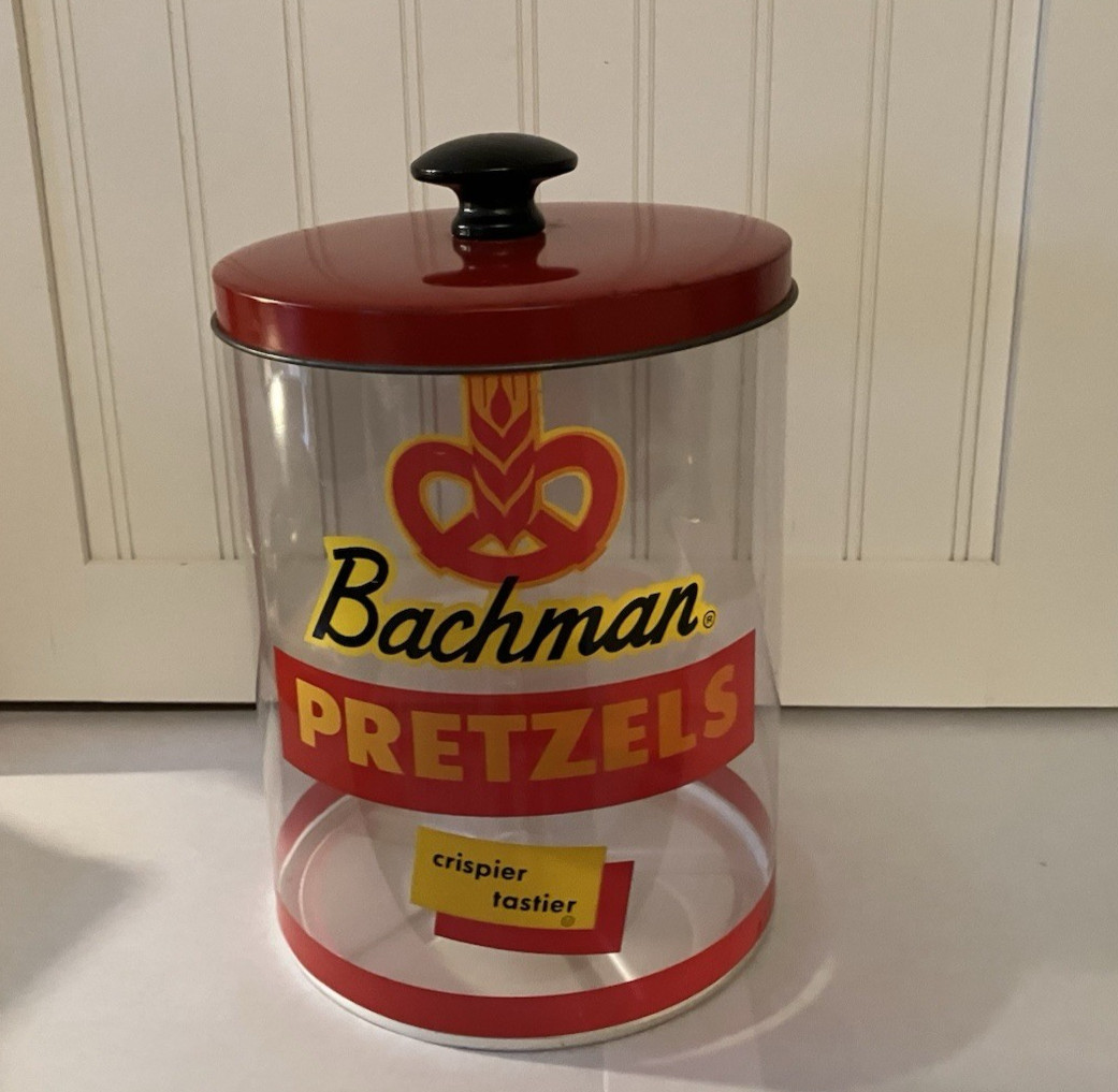 Vintage Bachman Pretzels Counter Country Store Display, 9\ Vintage Bachman Pretzels Counter Country Store Display, 9\