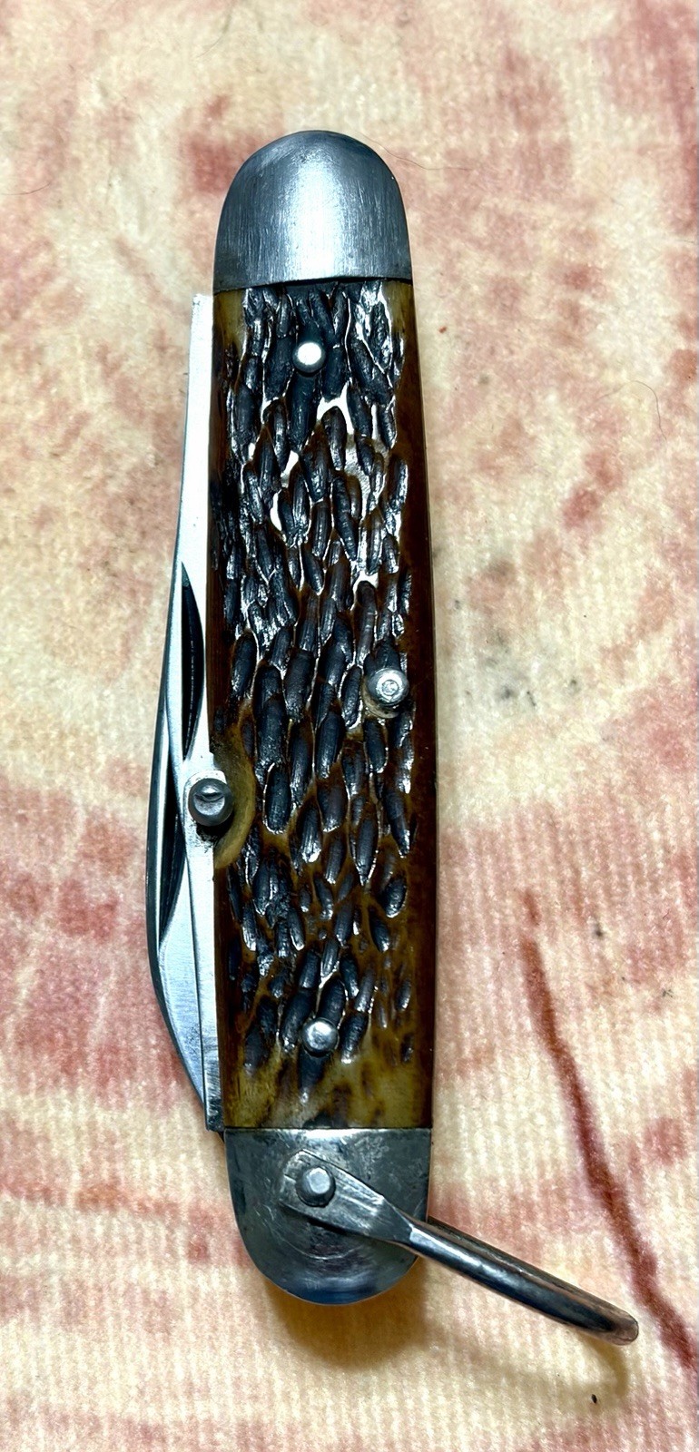 Vintage Made In USA (Kingston) WW2, 4 Blade Utility. Likely Army Combat Engineer