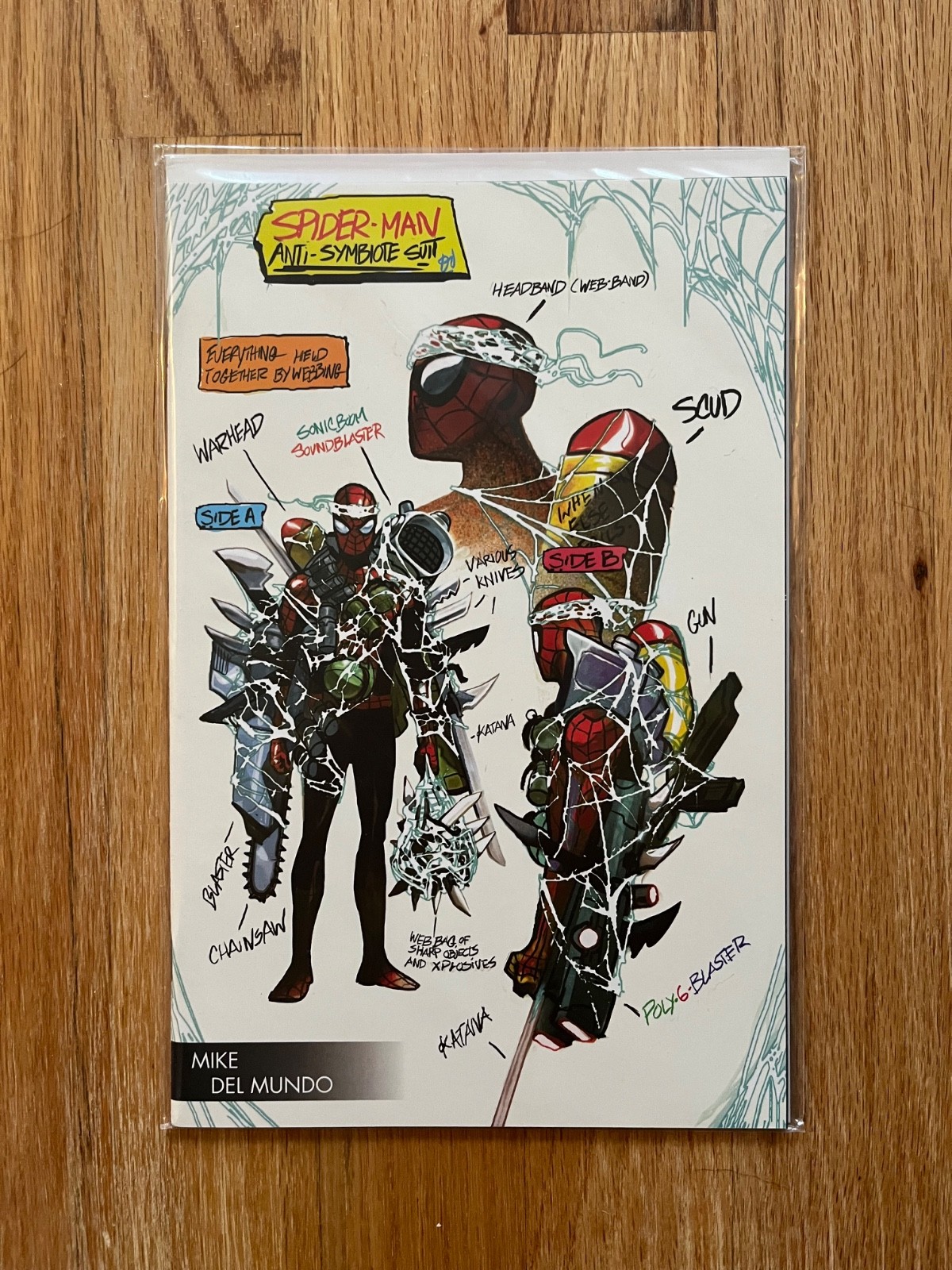 Absolute Carnage #4 Mike Del Mundo Young Guns Anti-Symbiote Spider-Man NM