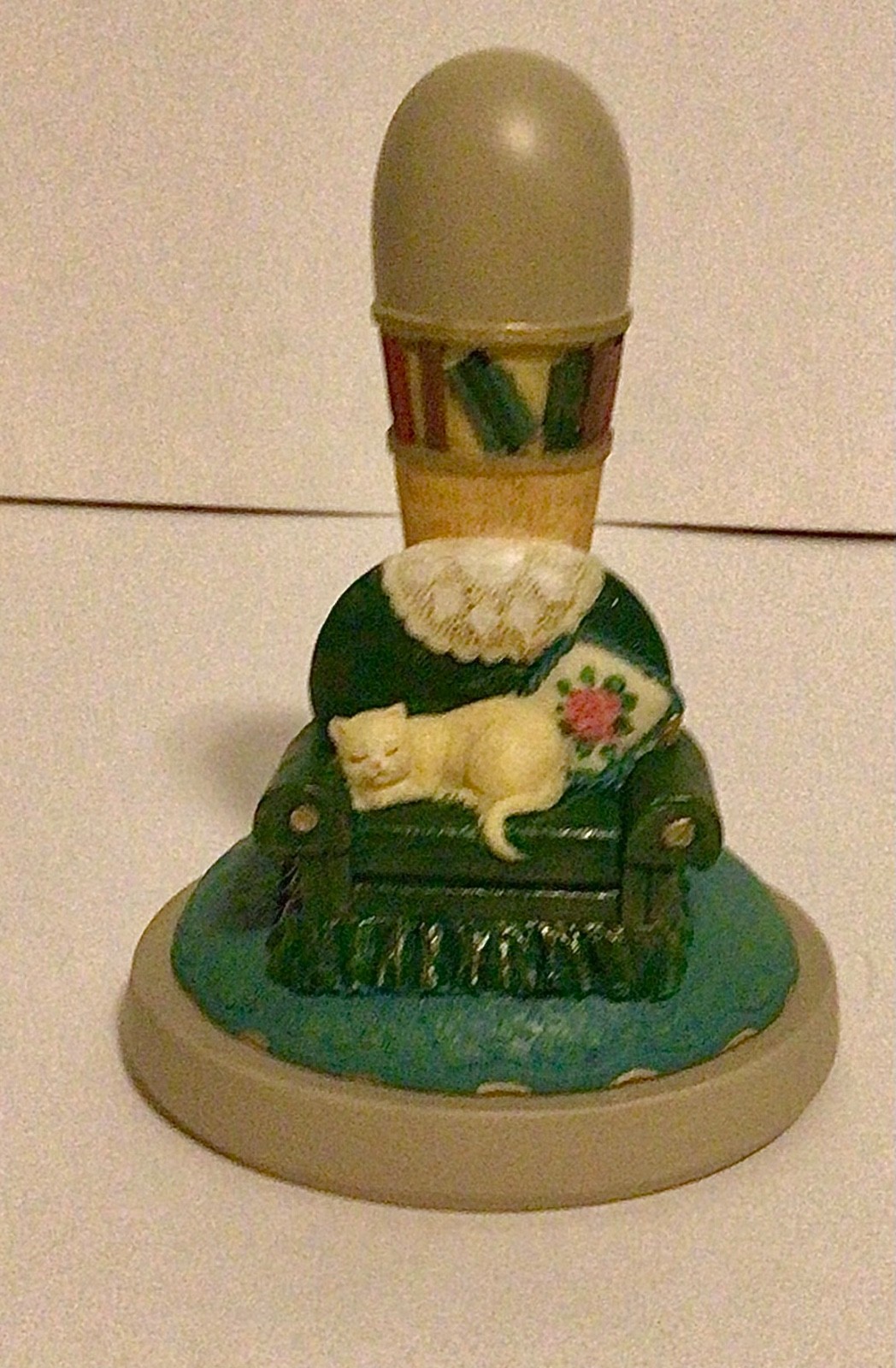 Vintage Brown Bag Cookie Art Cookie Stamp Press Cat Nap Kitty #39 Retired