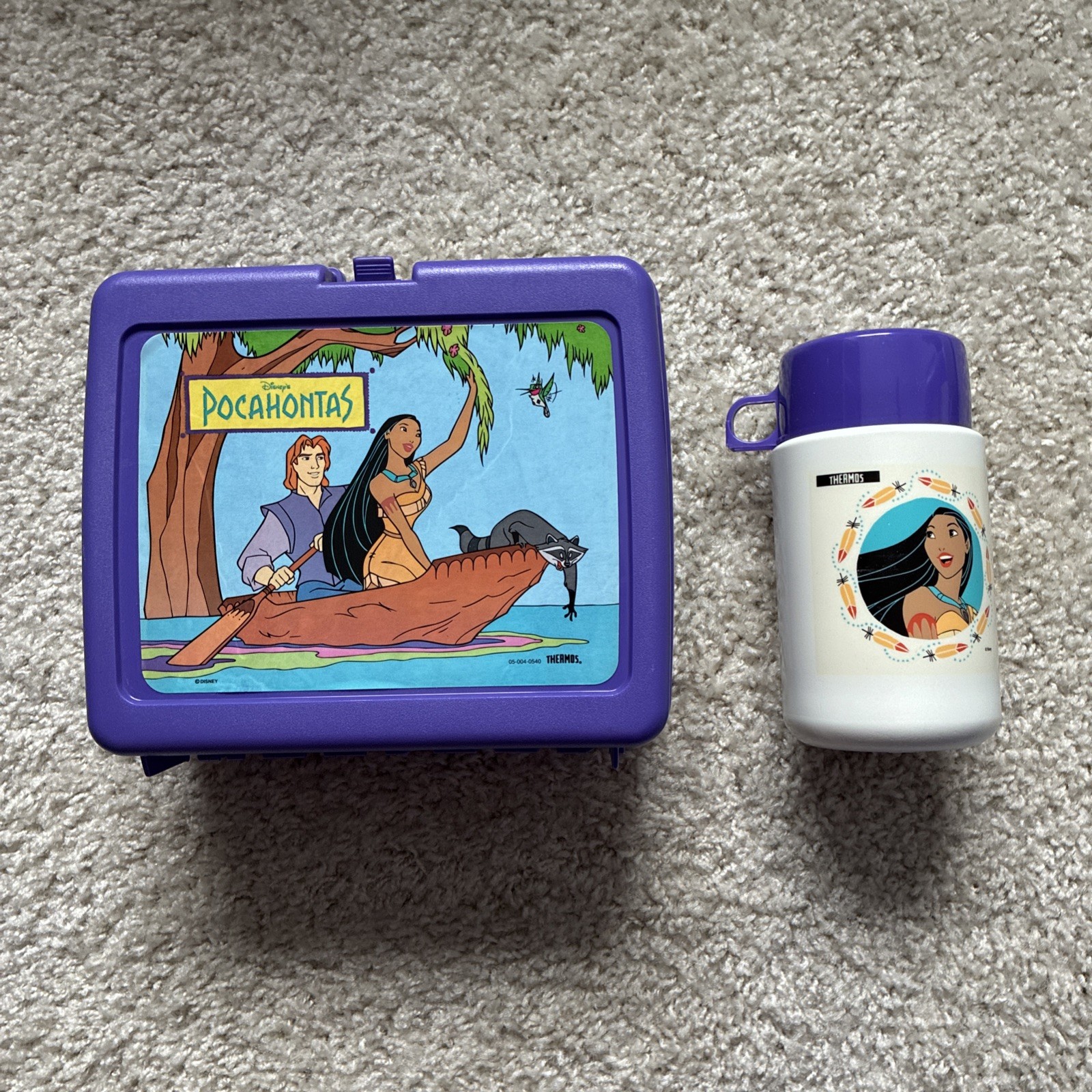 Vintage 1995 Thermos Disney's Pocahontas Lunchbox Vintage 1995 Thermos Disney's Pocahontas Lunchbox