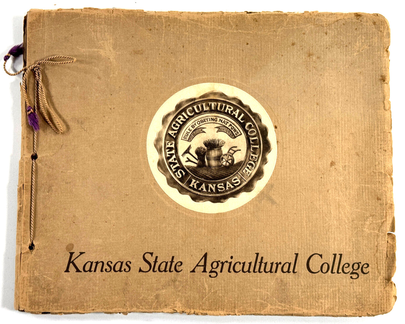 MEGA RARE 1800s Kansas State Agricultural College Photo Album K-STATE MEGA RARE 1800s Kansas State Agricultural College Photo Album K-STATE
