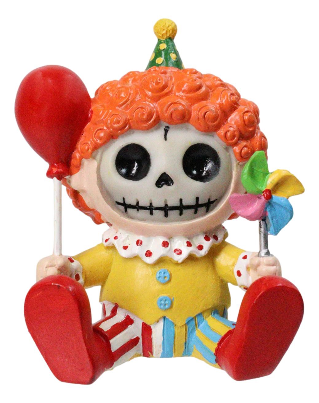 Furry Bones Bon Bon The Magician Clown With Balloon Skeleton Figurine Furrybones