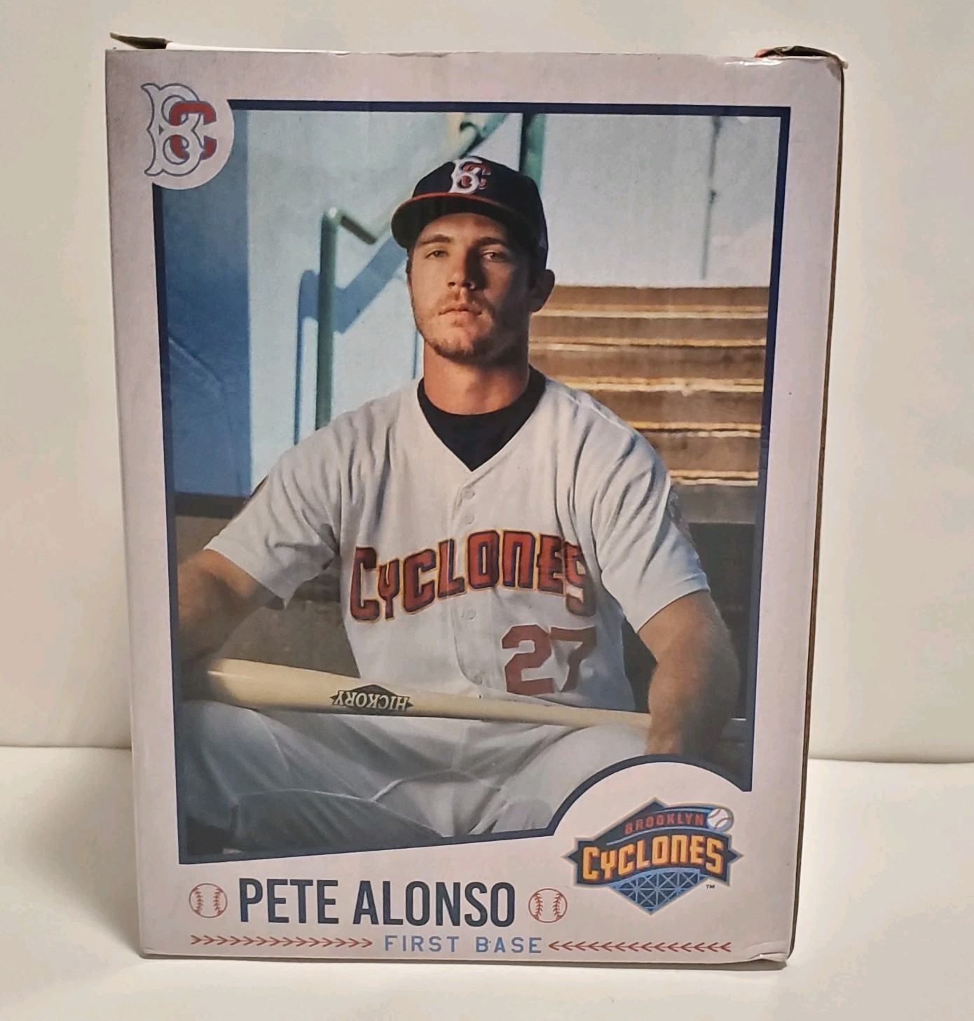 PETE ALONSO BASEBALL CARD BOBBLEHEAD BROOKLYN CYCLONES SGA NEW YORK METS 2024