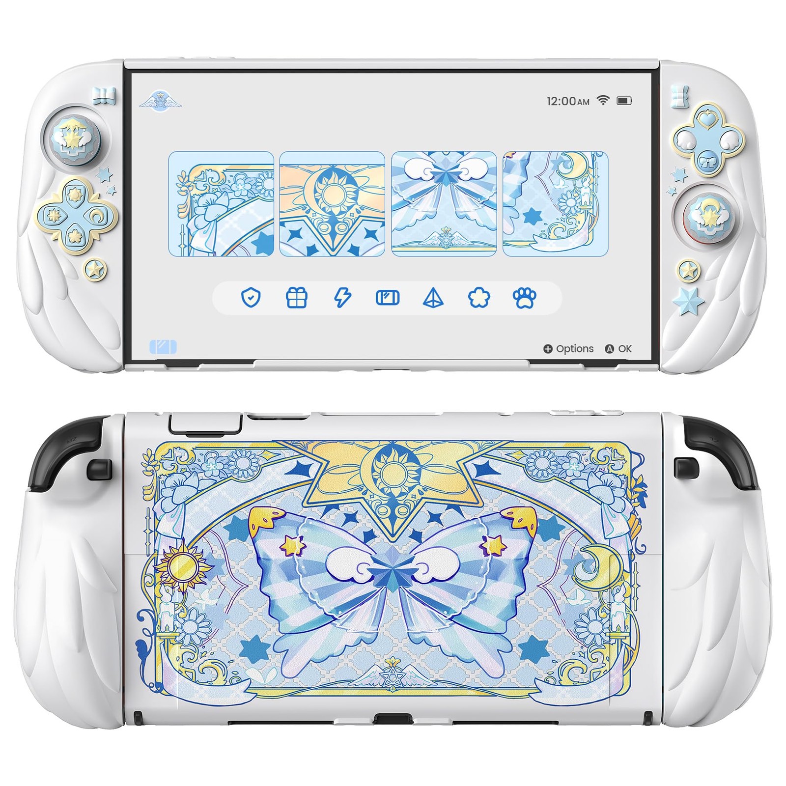 Playvital Silicone Grip Cover For Nintendo Switch 2, With Switch 2 Dock, Anime _