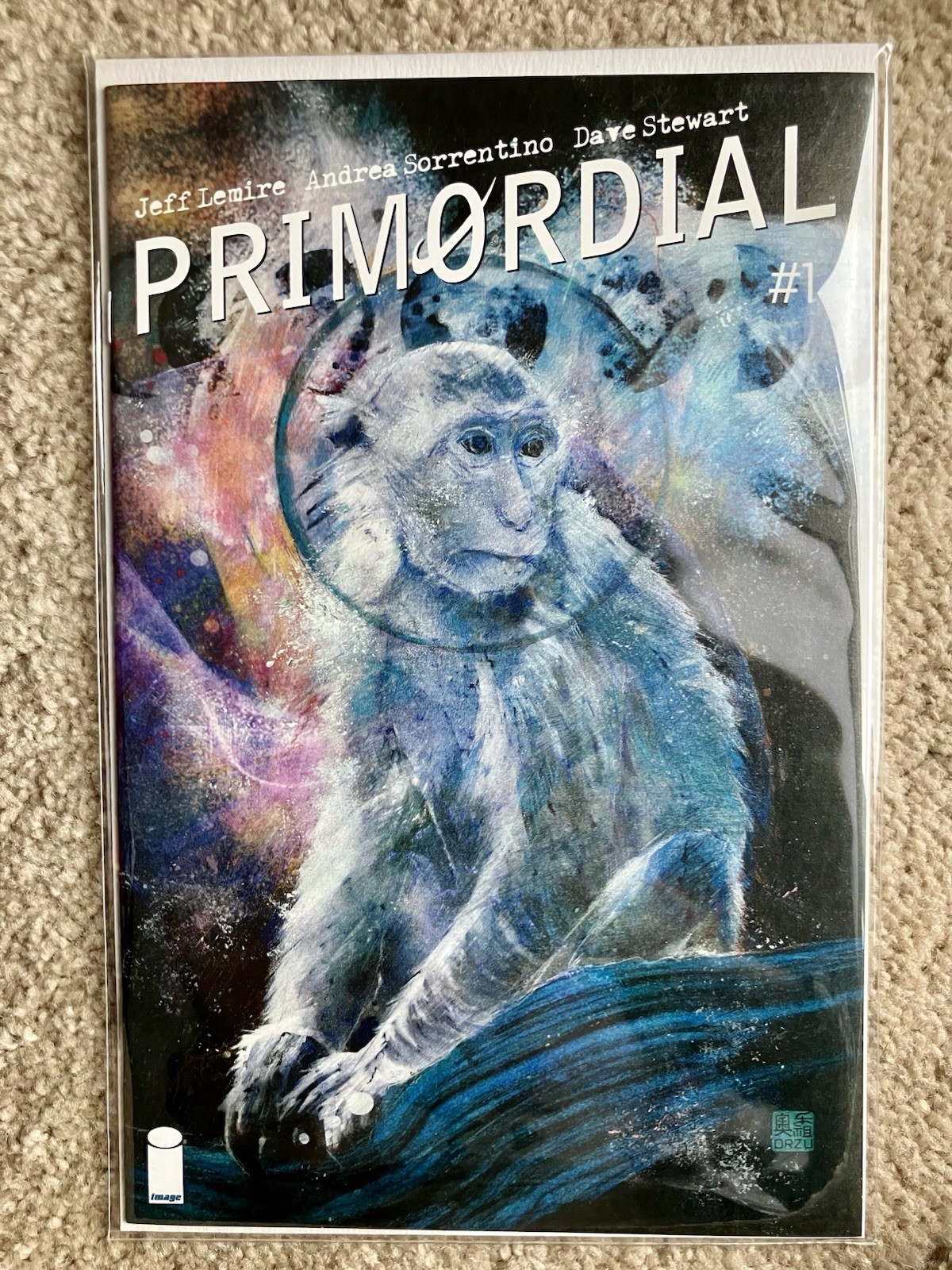 Primordial #1 Black Cape Comics Zu Orzu Variant (Image Comics) Jeff Lemire
