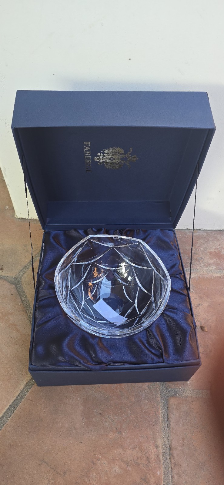 Faberge | Atelier Crystal Pine Cone Collection Fish Bowl Vase Faberge | Atelier Crystal Pine Cone Collection Fish Bowl Vase