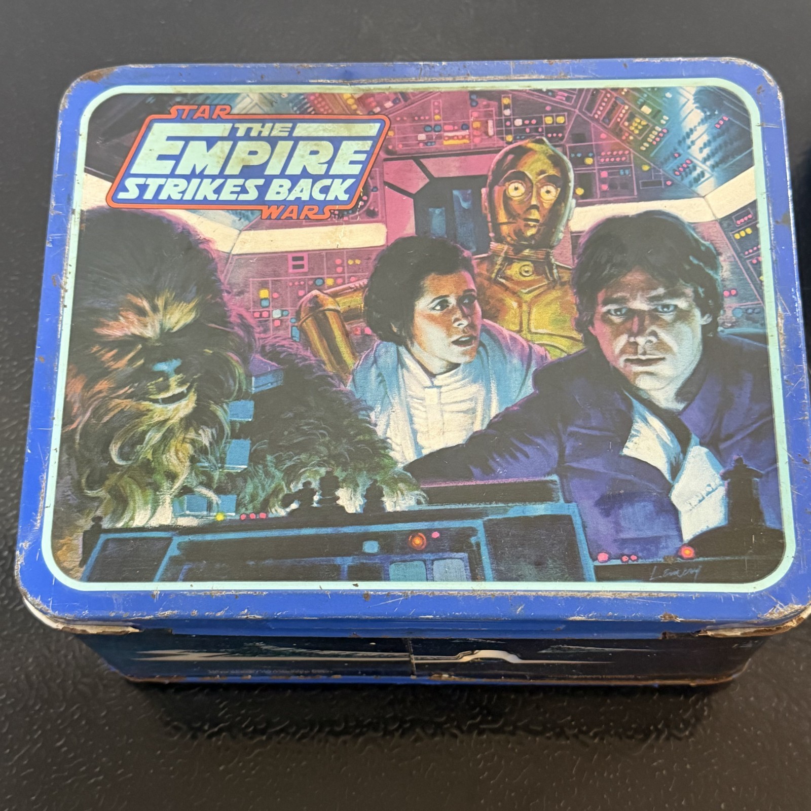 vtg empire strikes back lunch box 1980 Star Wars W/Thermos vtg empire strikes back lunch box 1980 Star Wars W/Thermos