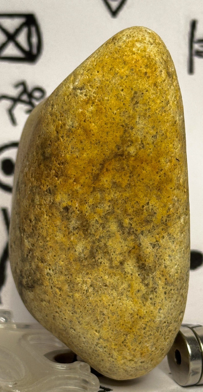 Pre Historic Man Made Authentic Carved Ancient  Stone Effigy/ Figure,  8 oz 