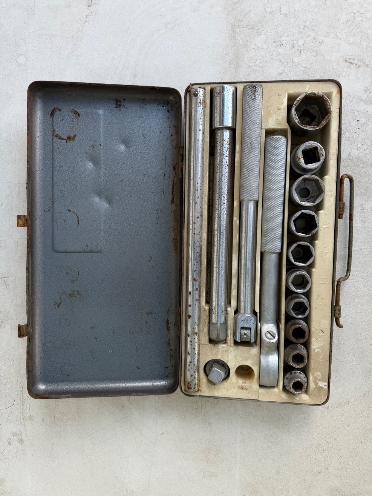 Vintage Soviet USSR Socket Wrench Set – Rare Collectible Tools  This vintage Sov