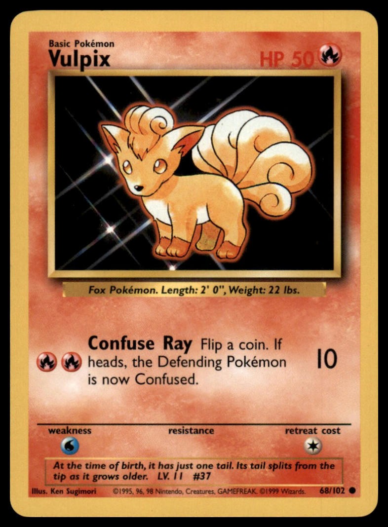 Base Set #068/102 Vulpix