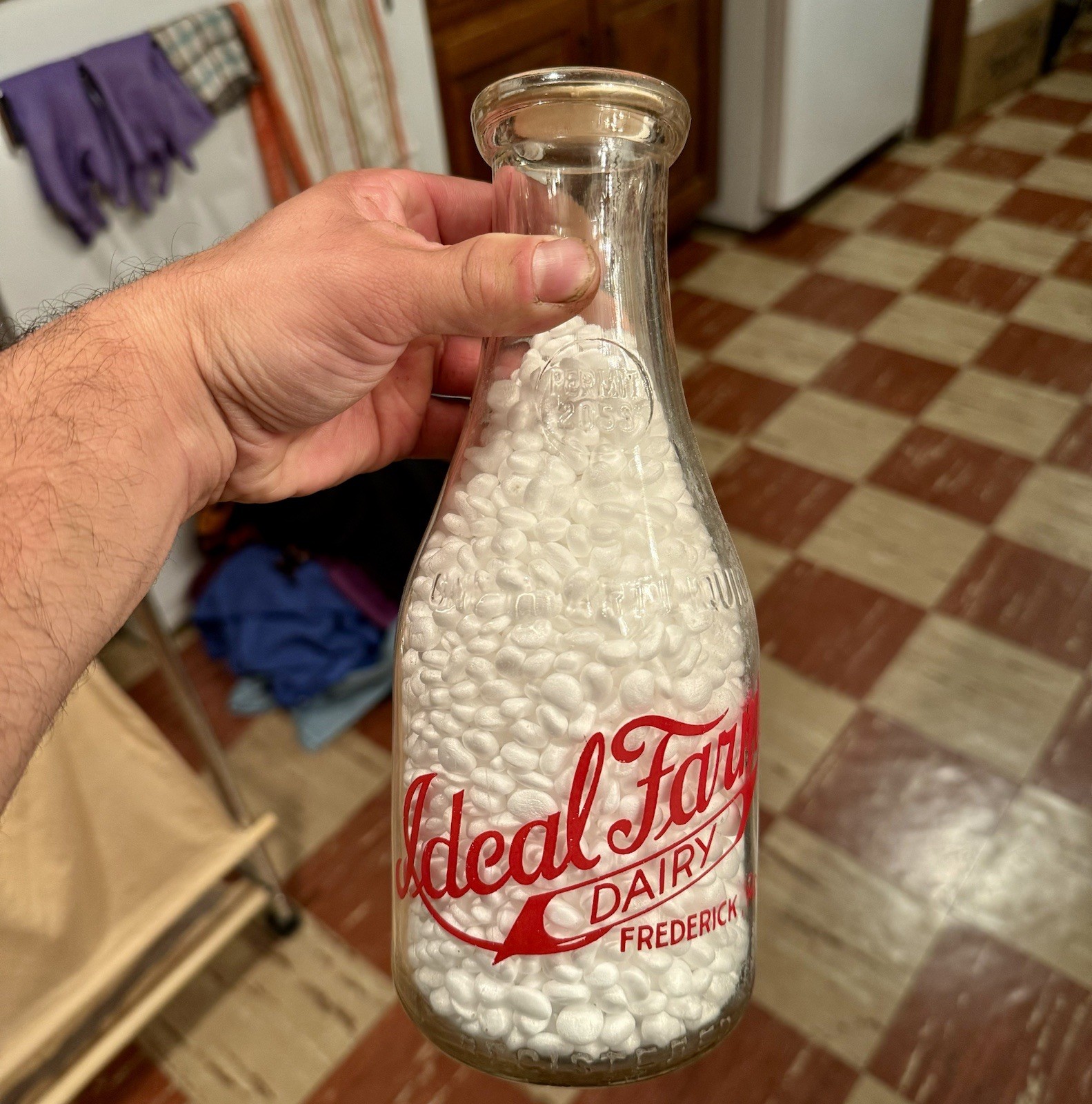 Ideal Farms Dairy Frederick MD Qt Milk Bottle You’ll Appreciate Natural Flavor Ideal Farms Dairy Frederick MD Qt Milk Bottle You’ll Appreciate Natural Flavor