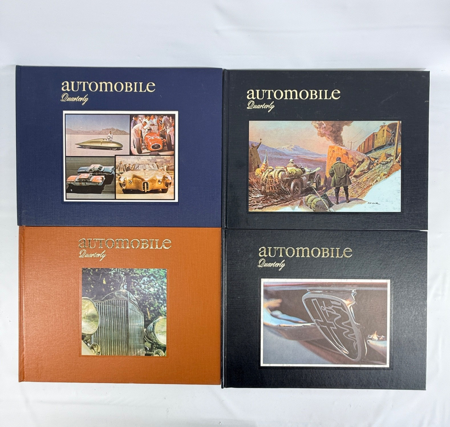 Automobile Quarterly AQ Volume 1 No. 1-4 1962 HC Book Lot Set