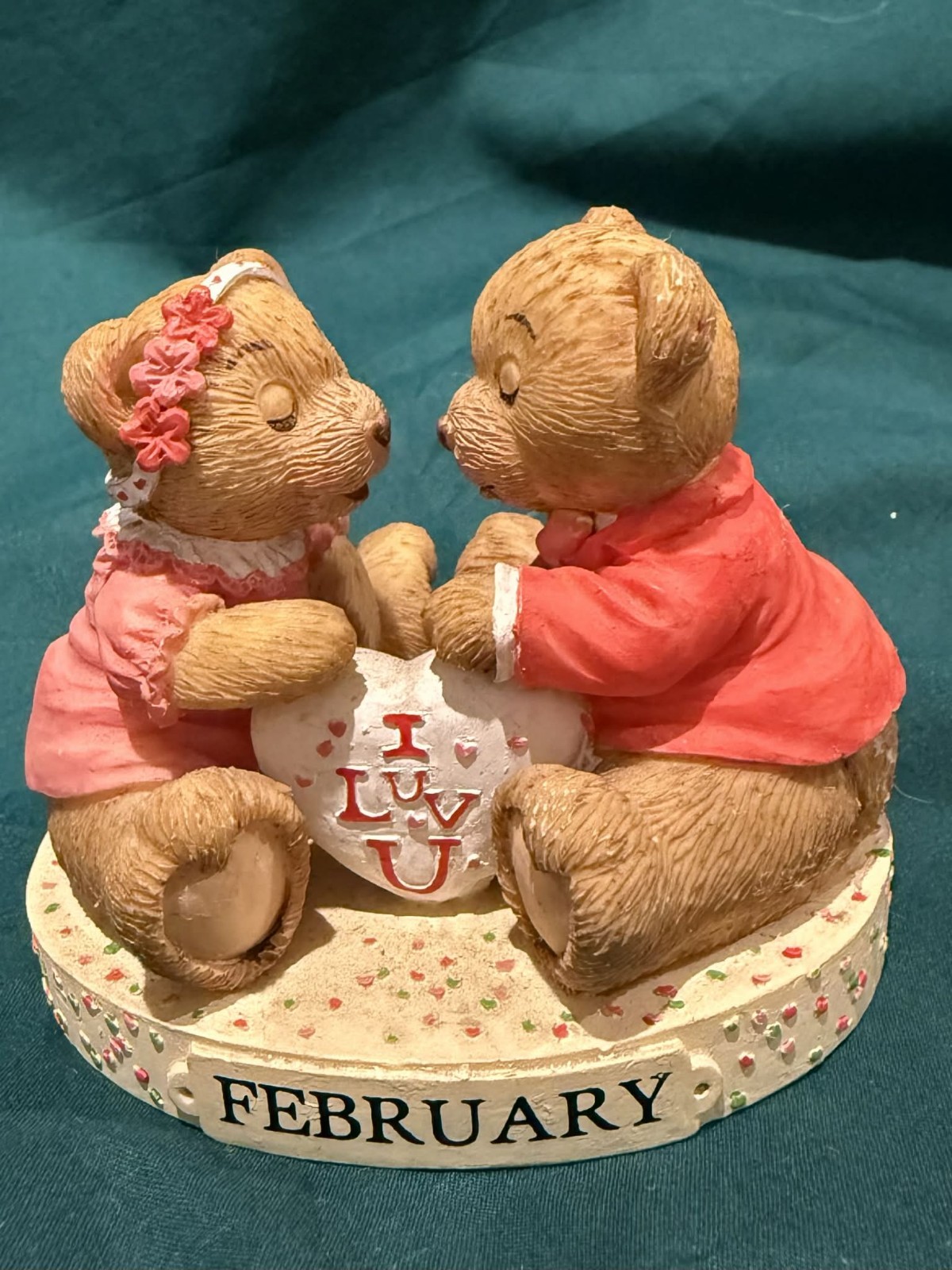 Theadorables/Papel Giftware/February/First Edition/Hand Painted/Valentine/1997 Theadorables/Papel Giftware/February/First Edition/Hand Painted/Valentine/1997